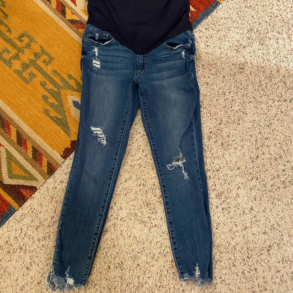 Pink Blush Maternity Jeans